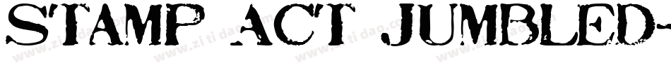 Stamp Act Jumbled字体转换